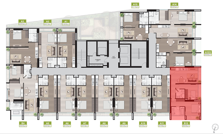 2 chambres Condo à Railay Beach, Thailand No. 66700