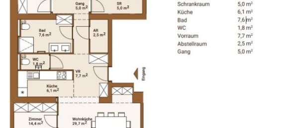 5 rooms Apartment in Favoriten, Austria No. 156118 14