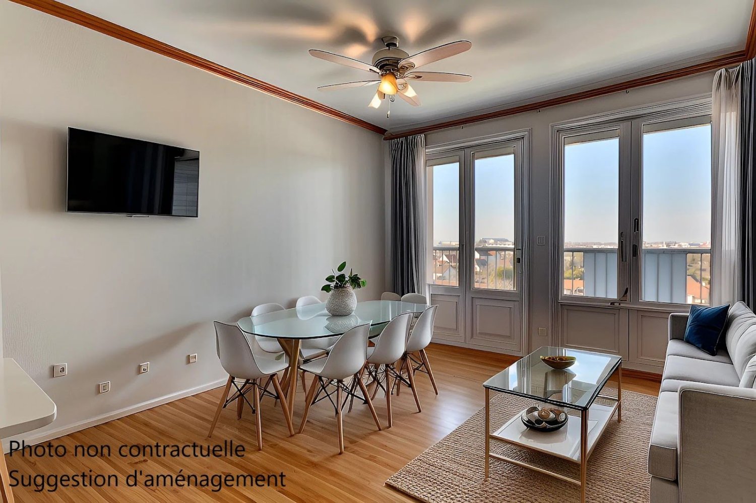 Квартира с 2 спальнями в Ла Шапель-Сен-Люк, Франция № 266042