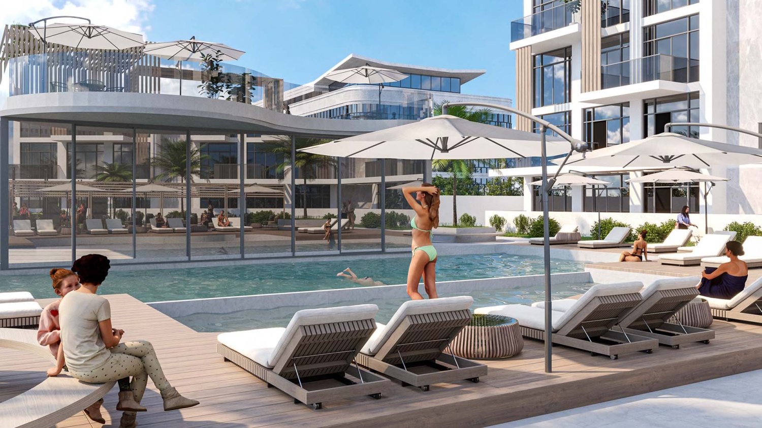 1 chambre Appartement à Serene Gardens, Al Furjan, UAE No. 60969