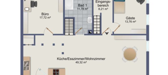 2 Schlafzimmer Doppelhaus in Odenwaldkreis, Germany, Nr. 85452 20