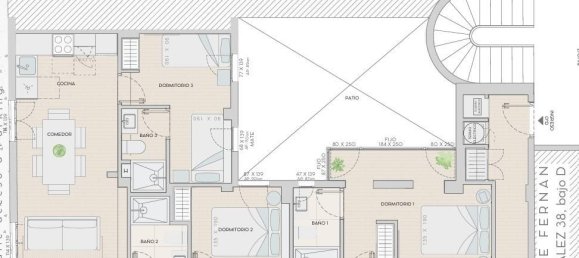 Apartamento de 3 dormitorios en Madrid, Spain No. 113260 13