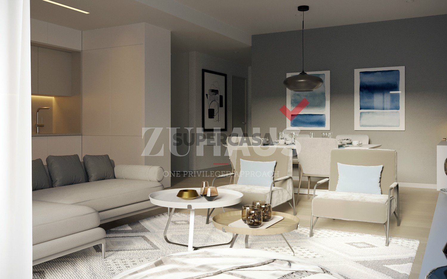 Квартира с 3 спальнями в Авейру, Португалия № 152483