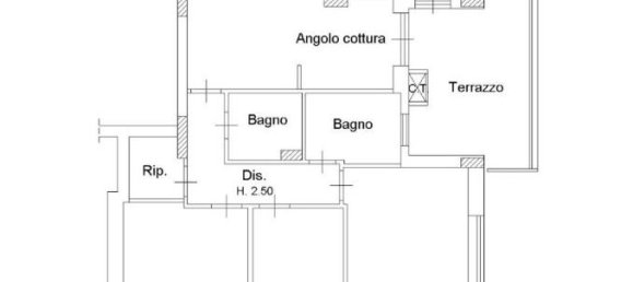Квартира с 4 комнатами в Фрозиноне, Италия № 73906 31