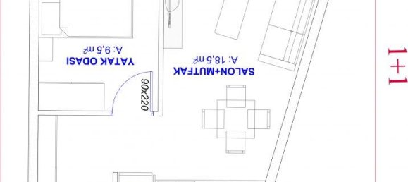 2 rooms Apartment in Kepez, Turkey No. 30174 14