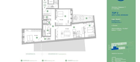 4 rooms Apartment in Hietzing, Austria No. 123189 24