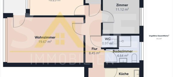 3-Zimmer Wohnung in Bad Gastein, Austria, Nr. 61113 6