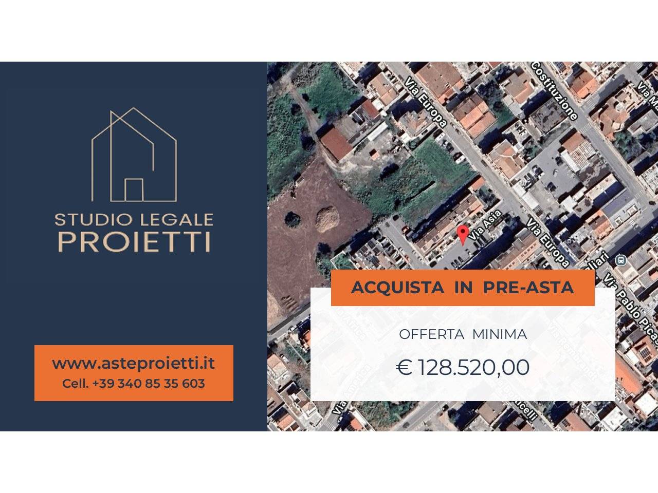 Propiedad comercial en Sestu, Italy 129 m² No. 308443