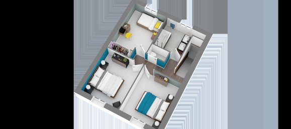 3 غرف نوم منزل في Outreau, France رقم 94377 5