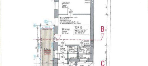 Apartamento de 2 divisões em Leopoldstadt, Austria N.º 152734 6
