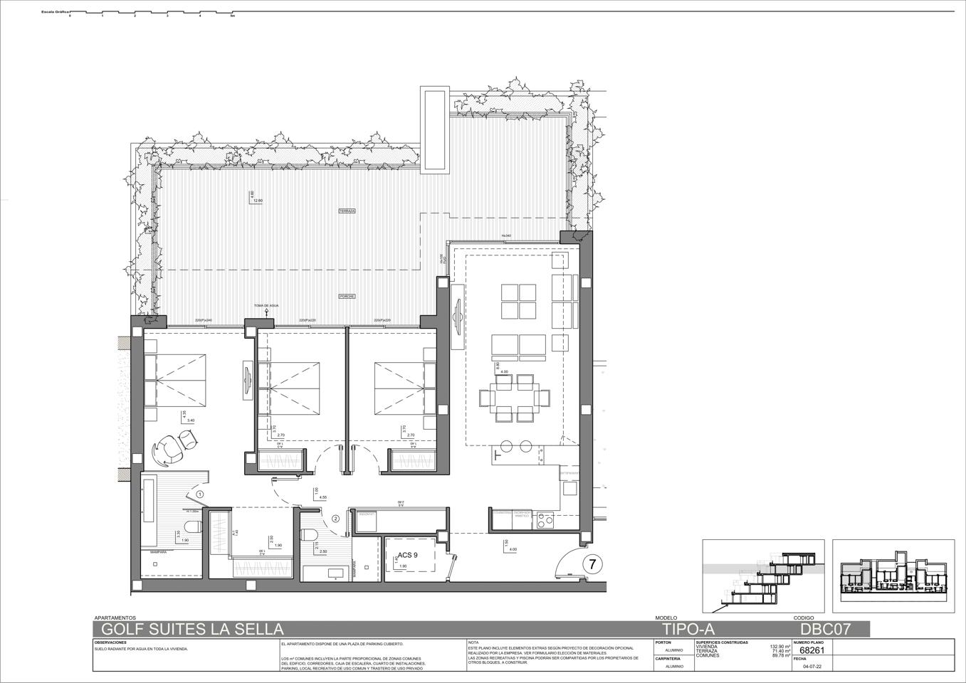 3 bedrooms Apartment in La Sella, Spain No. 4871
