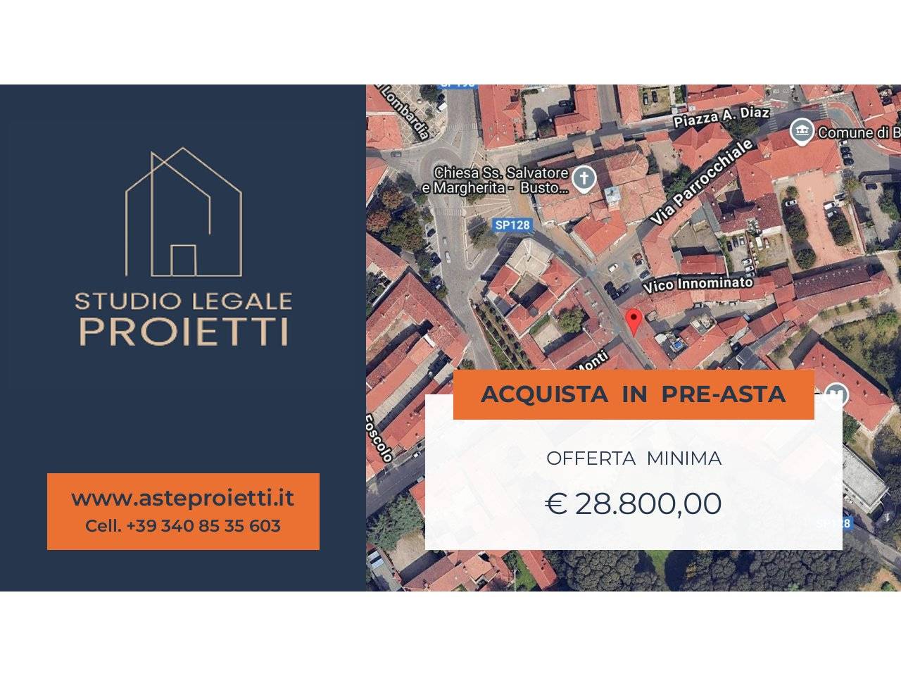 Apartamento de 3 dormitorios en Busto Garolfo, Italy No. 303162