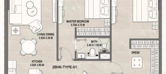 2 bedrooms Apartment in Dubai, UAE No. 96119 6