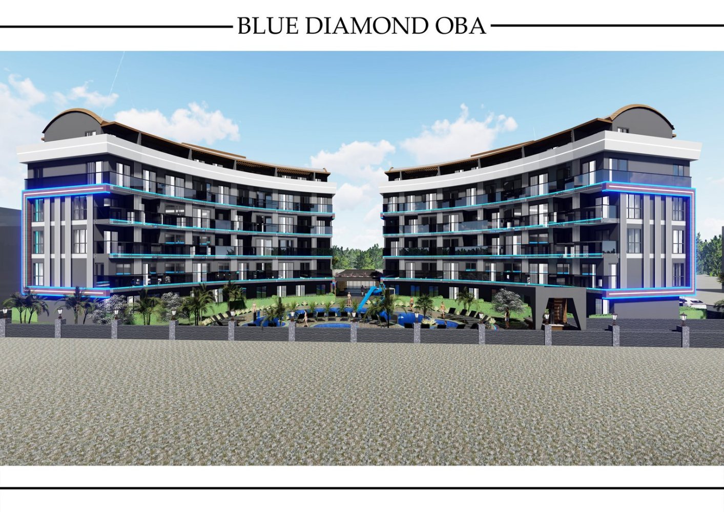 Квартира 1+1 в Оба, Турция № 13001