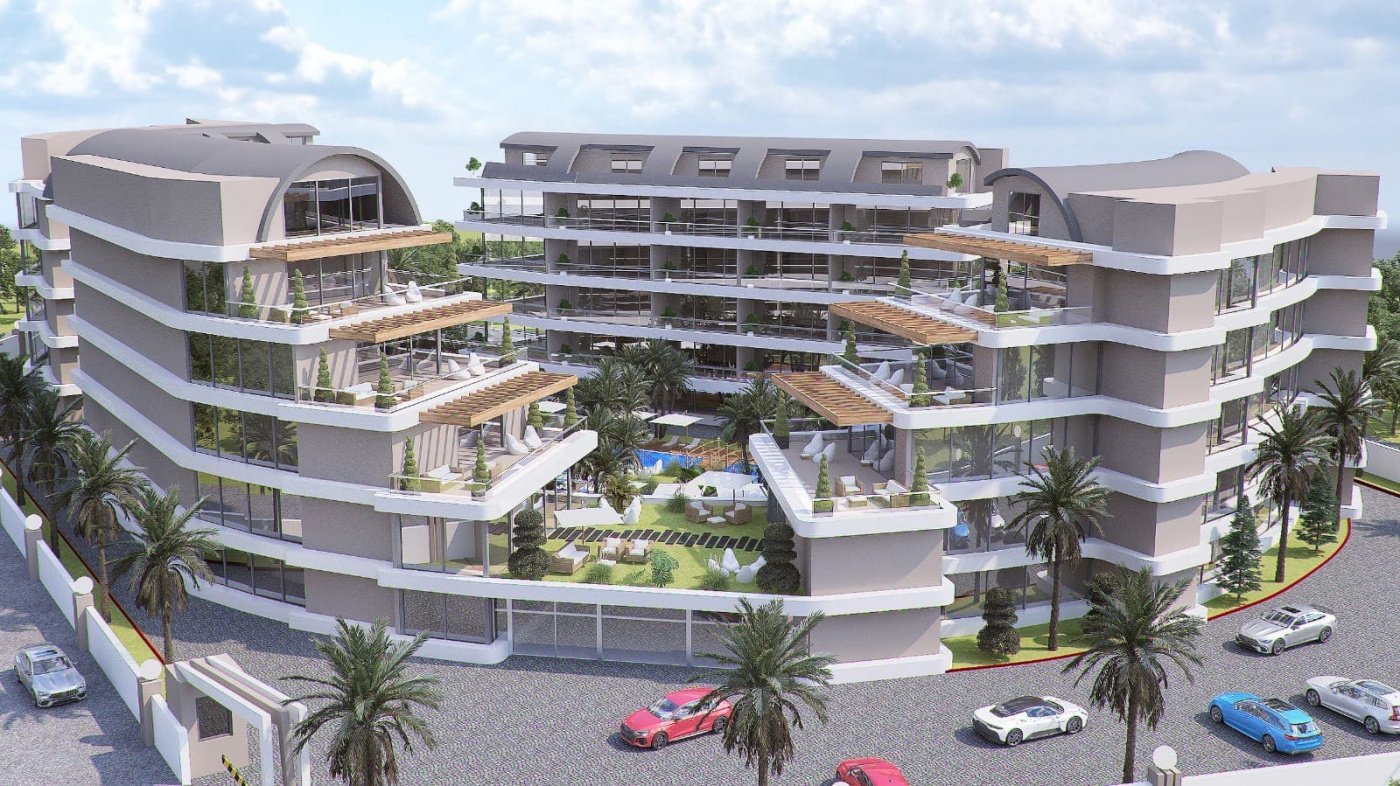 Wohnung 1+1 in Oba, Turkey, Nr. 8730