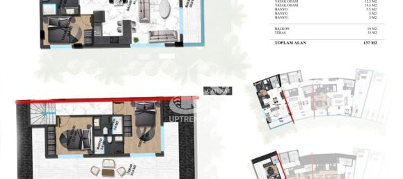 Wohnung 1+1 in Oba, Turkey, Nr. 8730 17