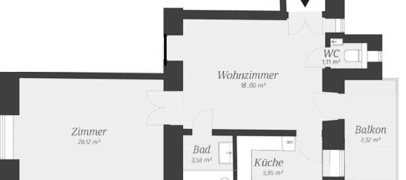 2غرفة شقة في Rudolfsheim-Funfhaus, Austria رقم 198377 25