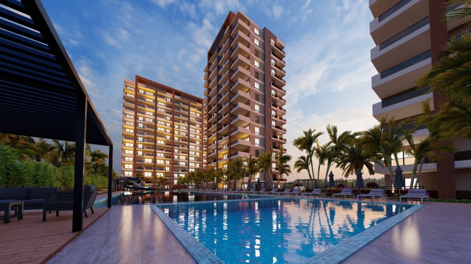 Apartment 1+1 in Mersin, Turkey No. 30967