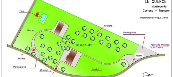 Studio in Cortona, Italy No. 1426 6