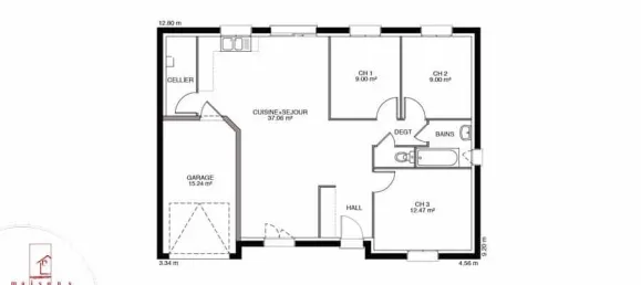 3 bedrooms House in Champniers, France No. 333769 11