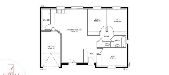 3 bedrooms House in Champniers, France No. 333769 10