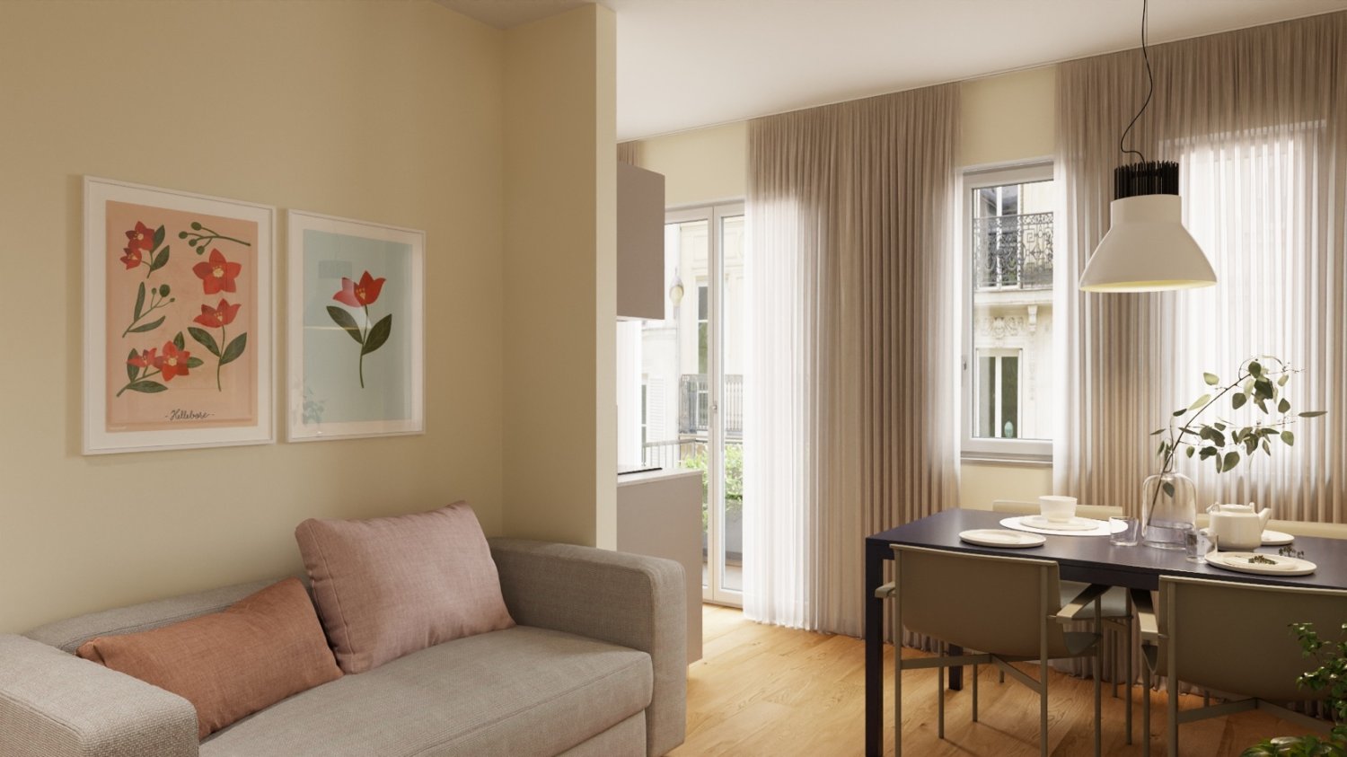 2 chambres Appartement à Rome, Italy No. 135045