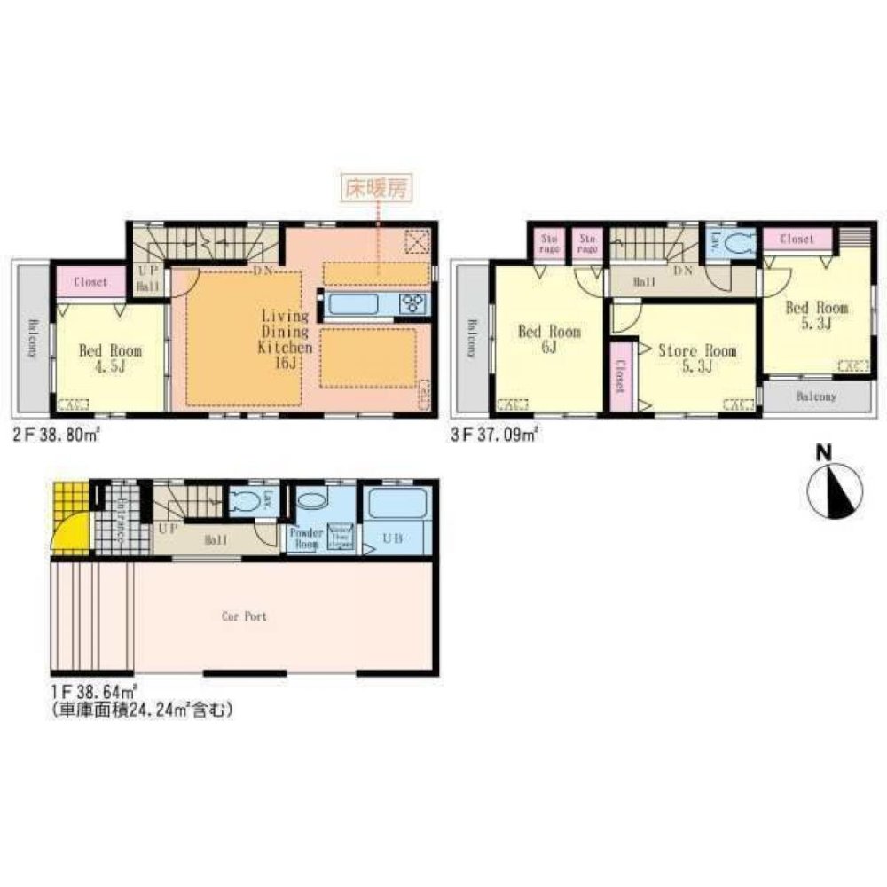 3 chambres Maison à Chiba, Japan No. 7354