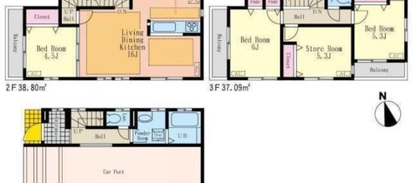 3 chambres Maison à Chiba, Japan No. 7354 2