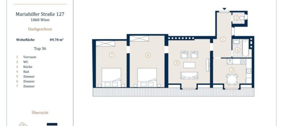 3-Zimmer Wohnung in Mariahilf, Austria, Nr. 192274 11