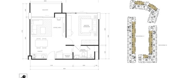 1 Schlafzimmer Wohnung in Pattaya, Thailand, Nr. 22804 7