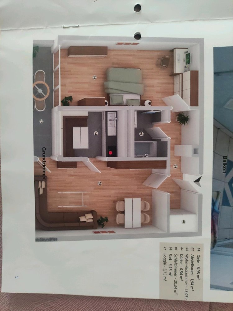 1 غرف نوم شقة في Ludwigshafen am Rhein, Germany رقم 302894