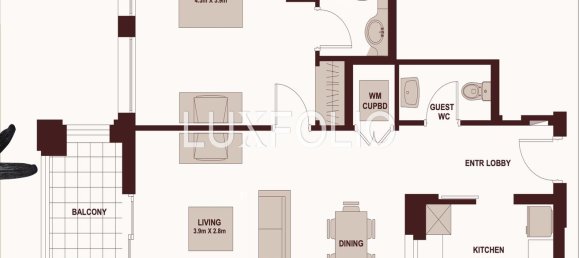 1 chambre Appartement à Old Town, UAE No. 100803 7