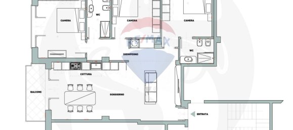 3 Schlafzimmer Wohnung in Bergamo, Italy, Nr. 52587 15