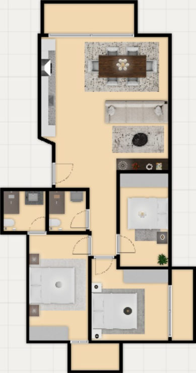 3 Schlafzimmer Wohnung in Lisbon, Portugal, Nr. 155866