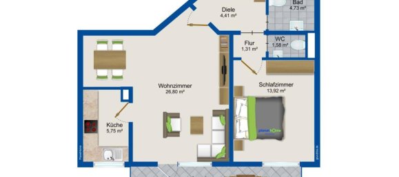 2-Zimmer Wohnung in Innsbruck-Stadt, Austria, Nr. 151832 22