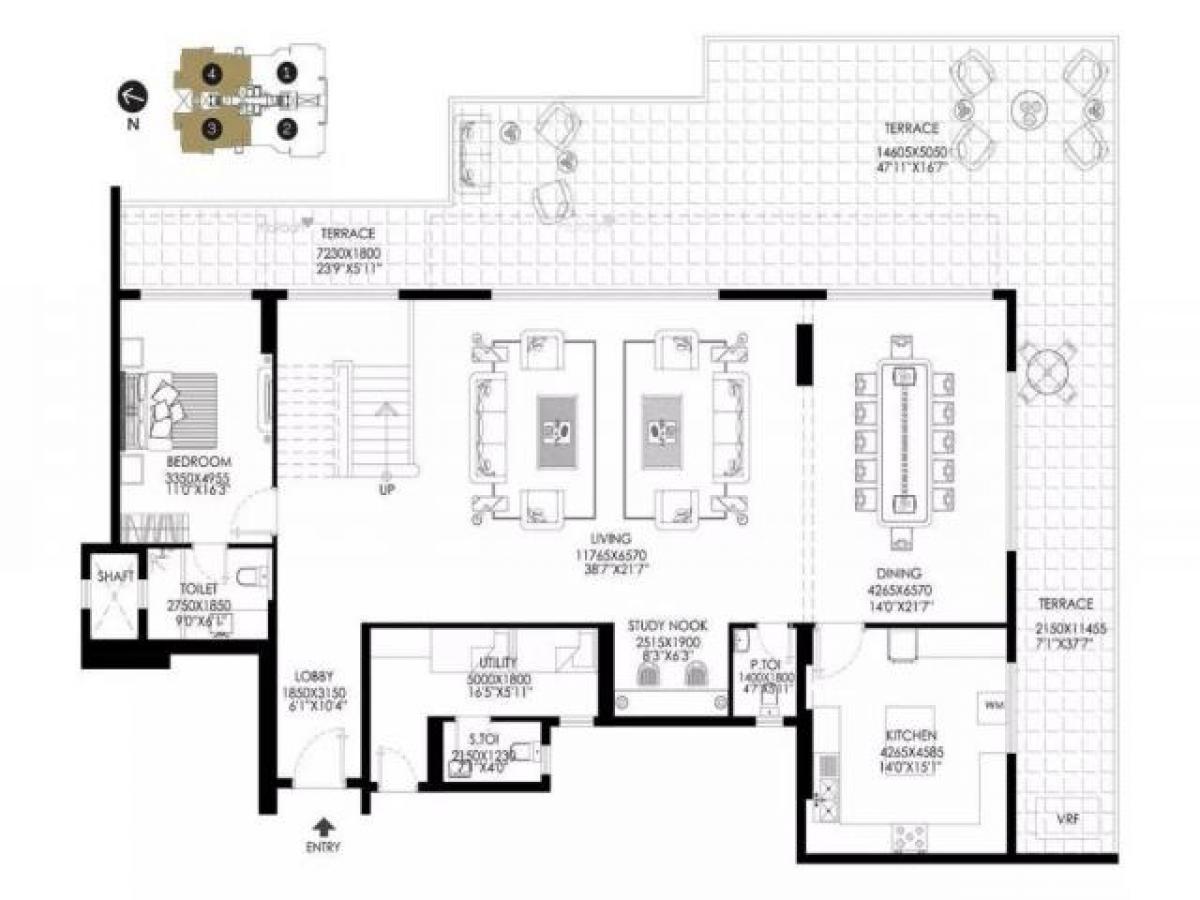 Дом с 5 спальнями в Гургаон, Индия № 2454