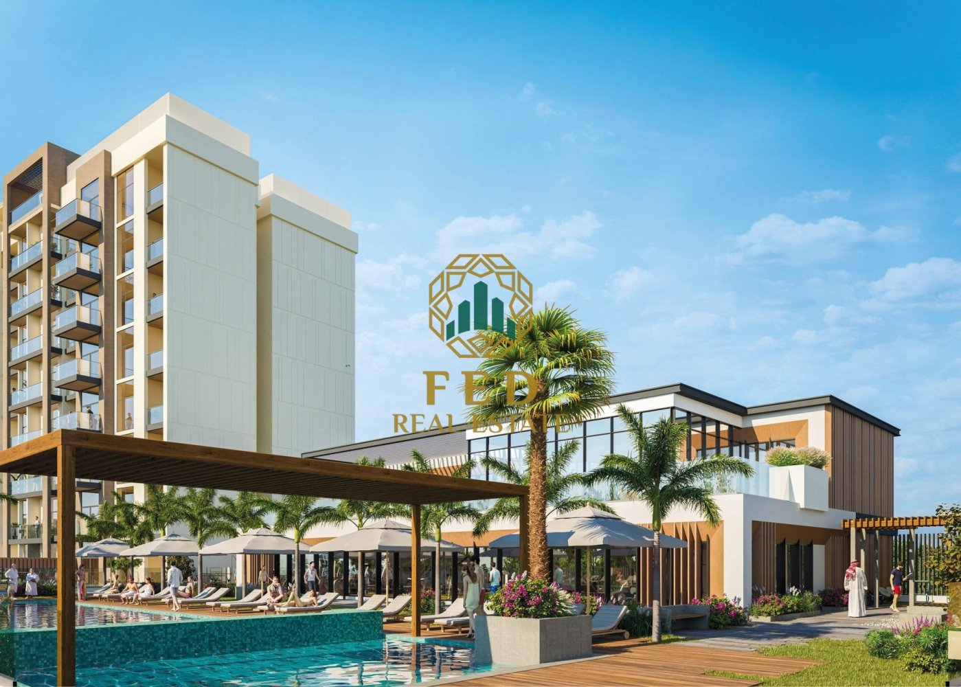 1 غرف نوم شقة في ALTAI TOWER, Majan, UAE رقم 61444