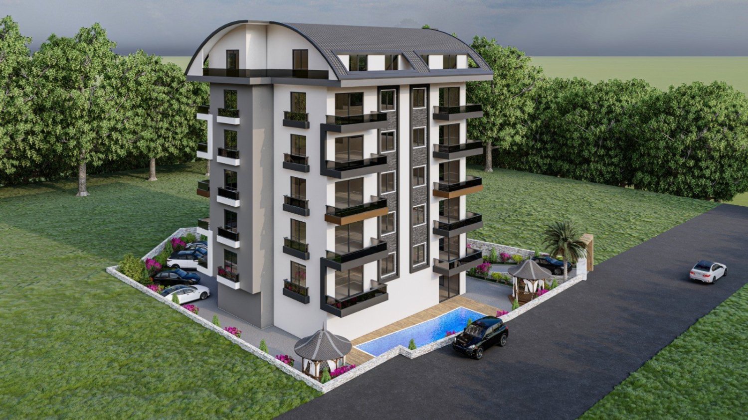 2 rooms Apartment in Avsallar, Turkey No. 29930