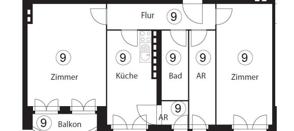Apartamento de 2 divisões em Lichterfelde, Germany N.º 40950 8