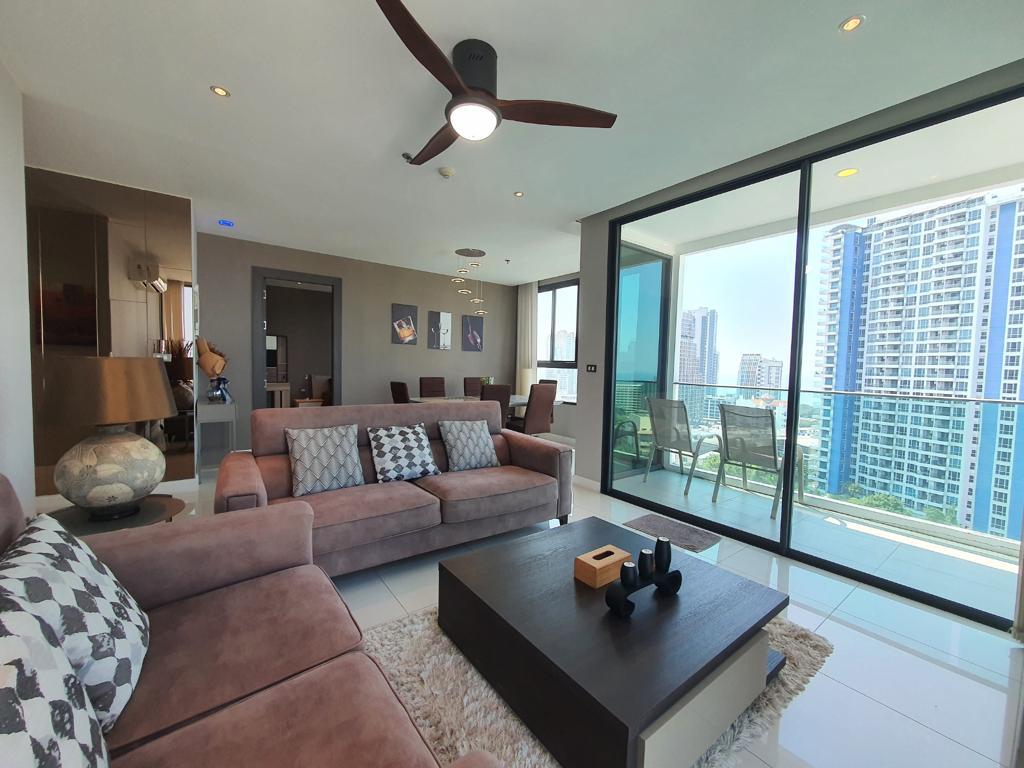 Apartamento de 2 dormitorios en Pattaya, Thailand No. 12708