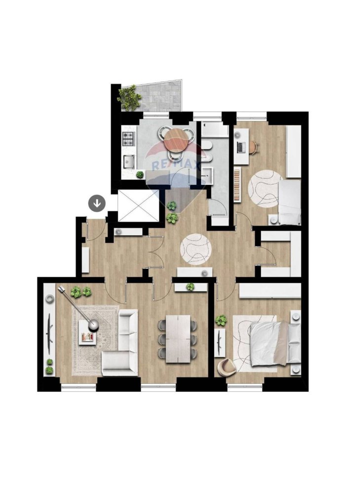 Apartamento de 3 dormitorios en Bergamo, Italy No. 366156