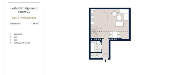 2 rooms Duplex in Wieden, Austria No. 67388 22