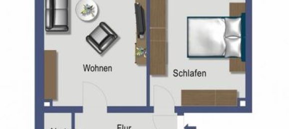 2 rooms Apartment in Dusseldorf, Germany No. 6318 2