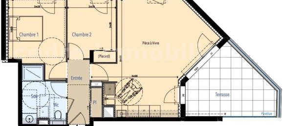 2 غرف نوم شقة في La Chapelle-Saint-Mesmin, France رقم 257637 8