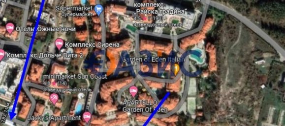 Apartamento T2 em Sveti Vlas, Bulgaria N.º 803 30