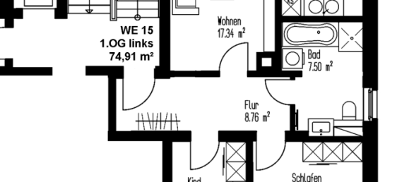 Apartamento de 3 divisões em Leipzig, Germany N.º 67718 21