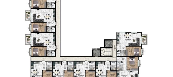Apartment 1+1 in Kargicak, Turkey No. 11962 17