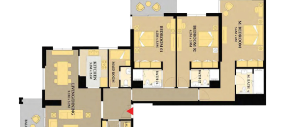 1 Schlafzimmer Wohnung in Maritime City, UAE, Nr. 121079 8