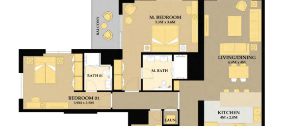 1 Schlafzimmer Wohnung in Maritime City, UAE, Nr. 121079 7