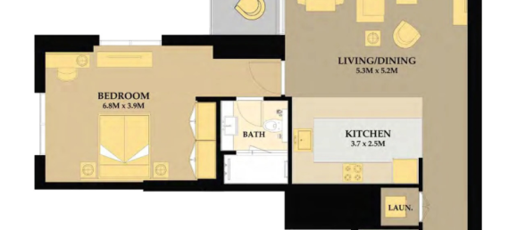 1 Schlafzimmer Wohnung in Maritime City, UAE, Nr. 121079 6